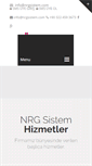 Mobile Screenshot of nrgsistem.com
