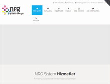 Tablet Screenshot of nrgsistem.com